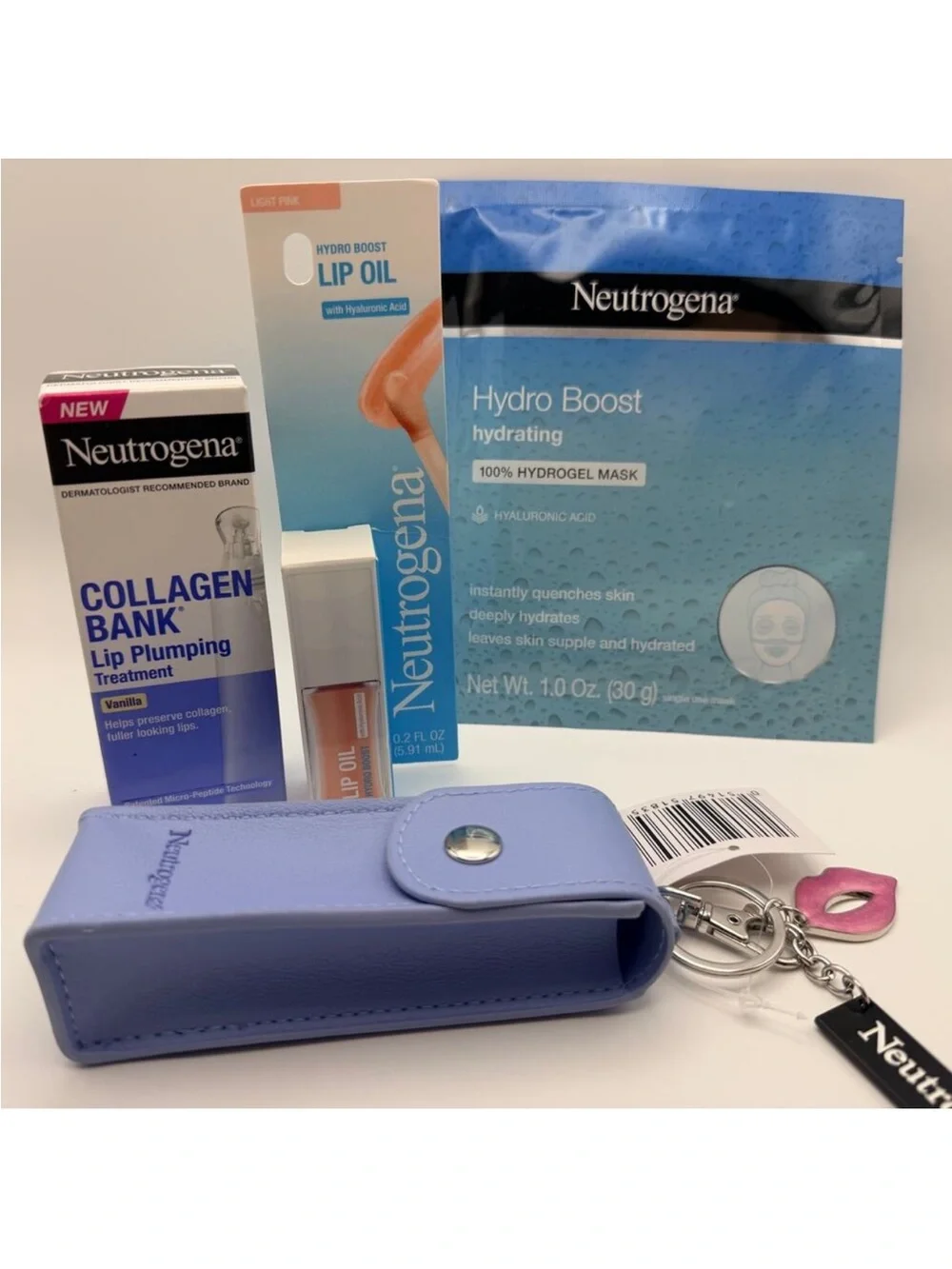 Neutrogena Hydro Boost Beauty Bundle Lip Oil Mask & Accessories